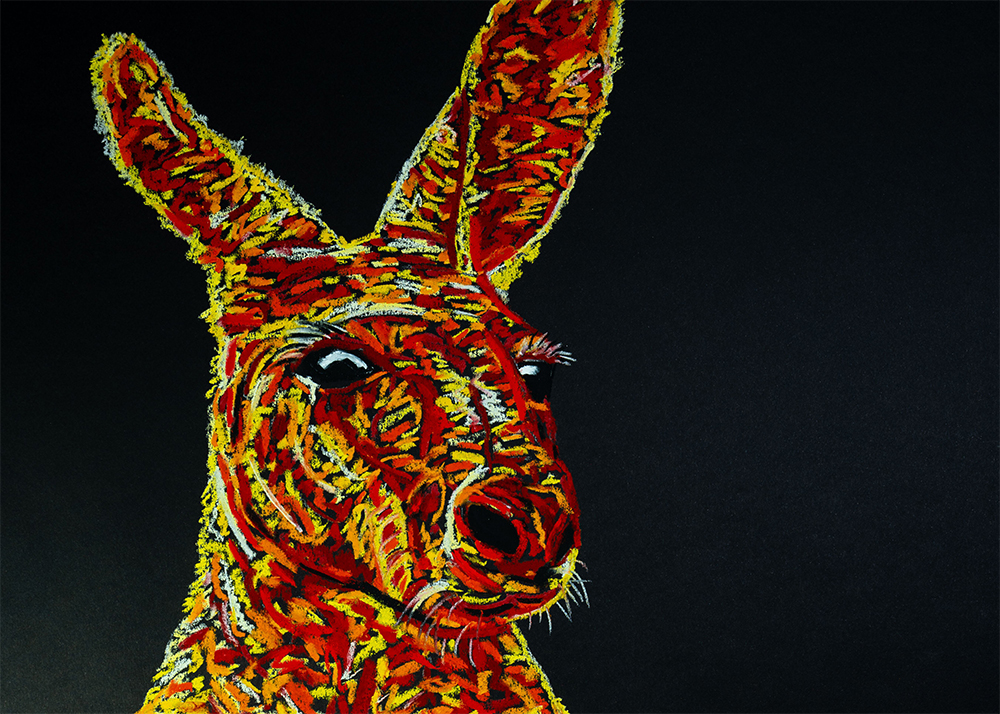 Mawu-gi Gamilaraay Aboriginal Art © Brent Emerson. Used with permission for the University of Sydney's School of Languages and Cultures.