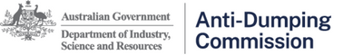 Australian Government | Department of Industry, Science and Resources | Anti-Dumping Commission logo